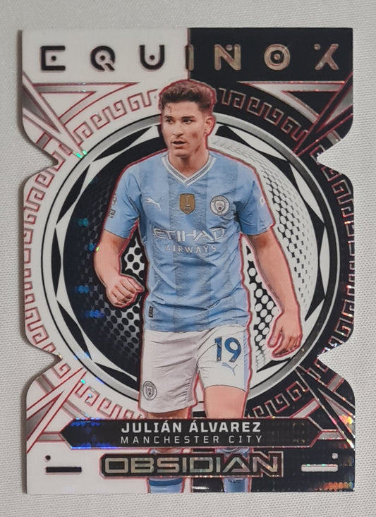 Julian Alvarez - 2023/24 Panini Obsidian Soccer Manchester City Equinox #9