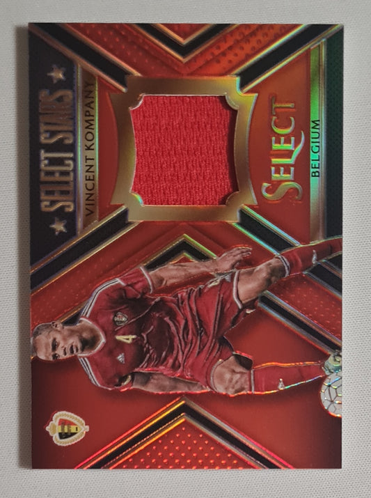 Vincent Kompany - 2015/16 Panini Select Stars Soccer National Team Belgium #ST-VK /Patch /49