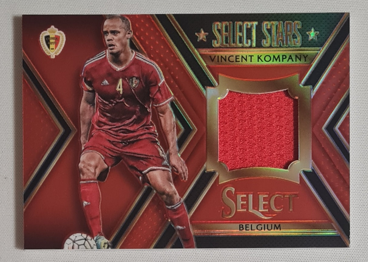 Vincent Kompany - 2015/16 Panini Select Stars Soccer National Team Belgium #ST-VK /Patch /49