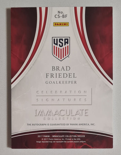 Brad Friedel - 2017 Panini Immaculate Collection Soccer National Team USA Celebration Signatures #CS-BF /60 /on card Autograph
