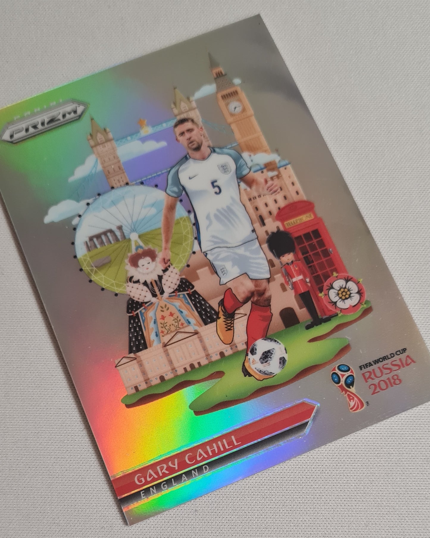 Gary Cahill - 2018 Panini Prizm World Cup Soccer National Landmarks FIFA World Cup Russia #NL-8