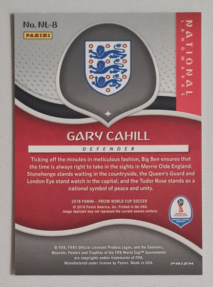 Gary Cahill - 2018 Panini Prizm World Cup Soccer National Landmarks FIFA World Cup Russia #NL-8