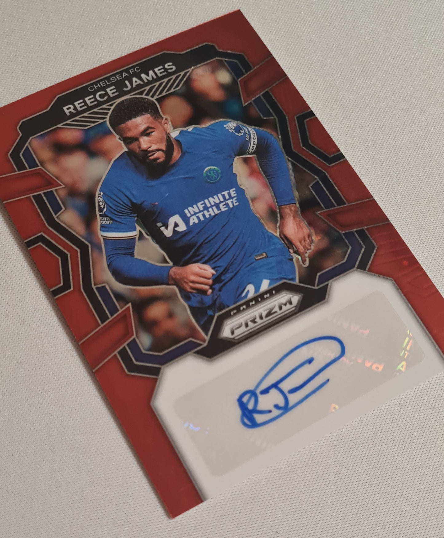 Reece James - 2023/24 Panini Prizm Premier League Soccer Chelsea FC #S-RJ /Auto