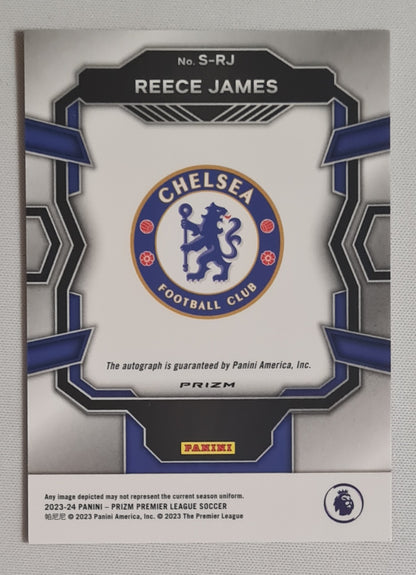 Reece James - 2023/24 Panini Prizm Premier League Soccer Chelsea FC #S-RJ /Auto