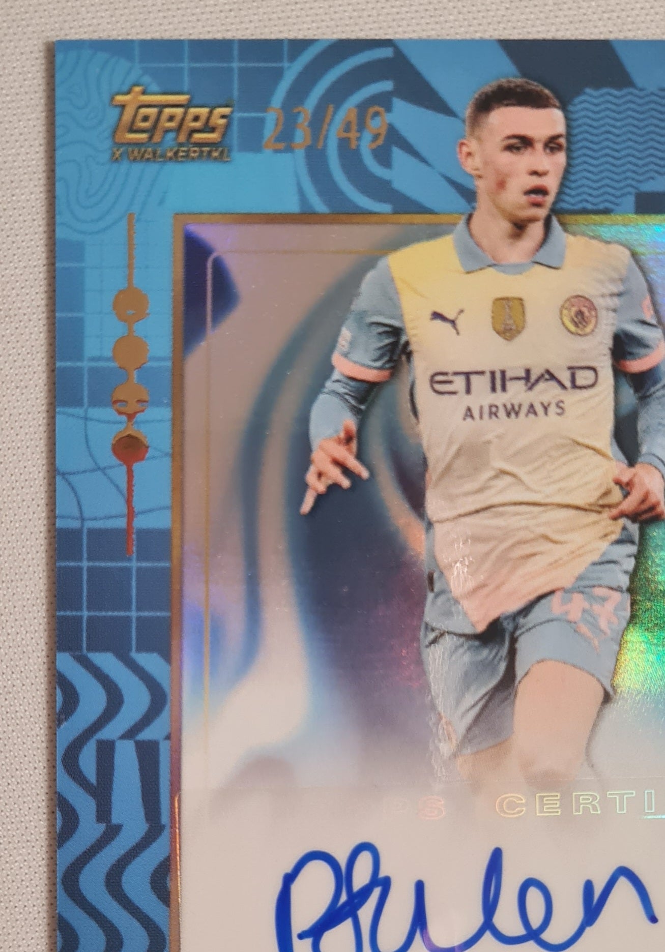 Phil Foden - 2024 Topps Elite Manchester City (CL) /49 /Auto