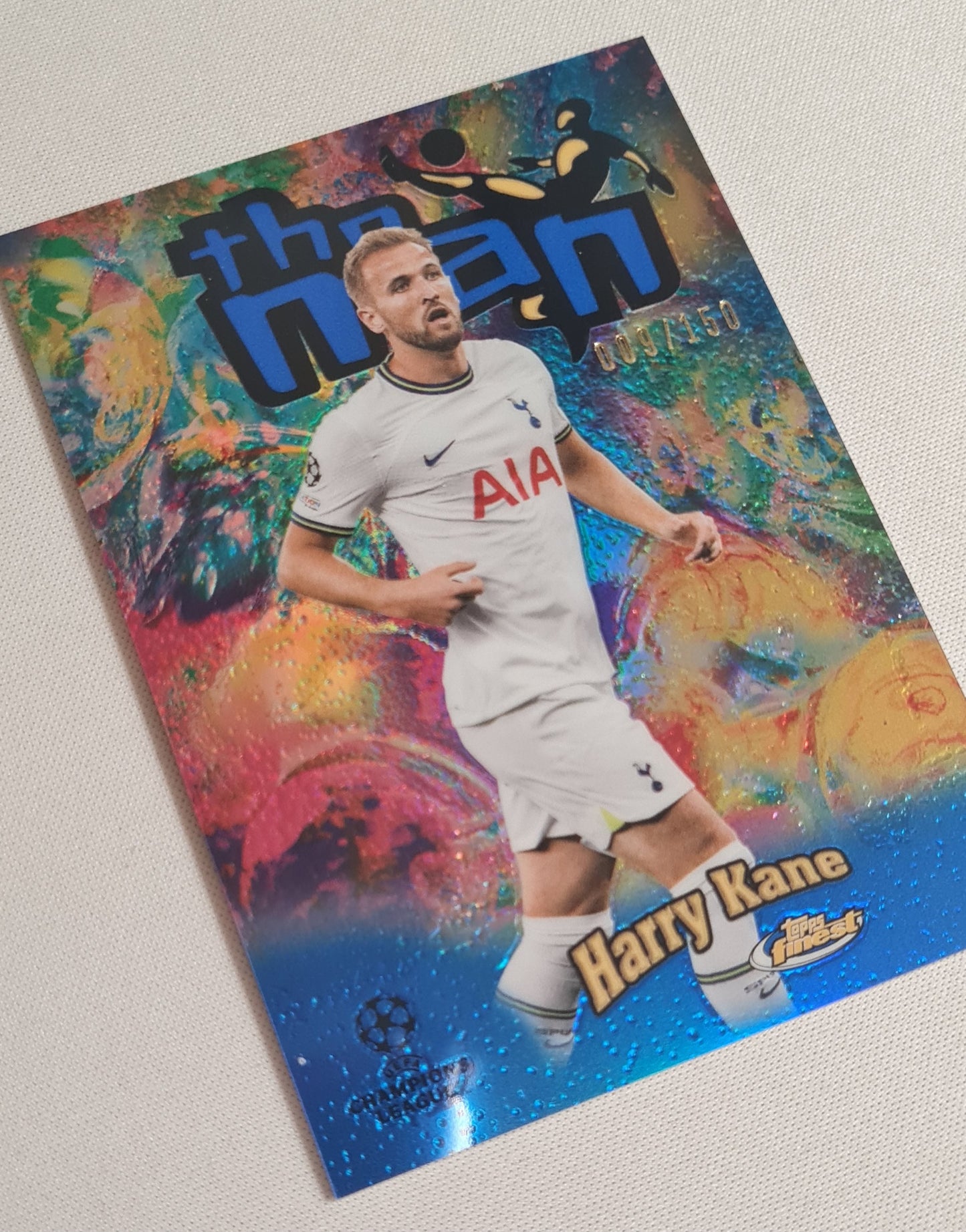 Harry Kane - 2023 Topps Finest The Man Tottenham Hotspur #FTM-10 Blue/150