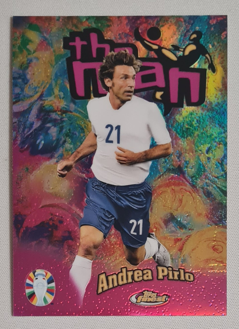 Andrea Pirlo - 2023 Topps Finest The Man Road to UEFA Euro 2024 #TM-AP SSP