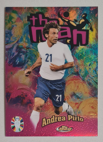 Andrea Pirlo - 2023 Topps Finest The Man Road to UEFA Euro 2024 #TM-AP SSP