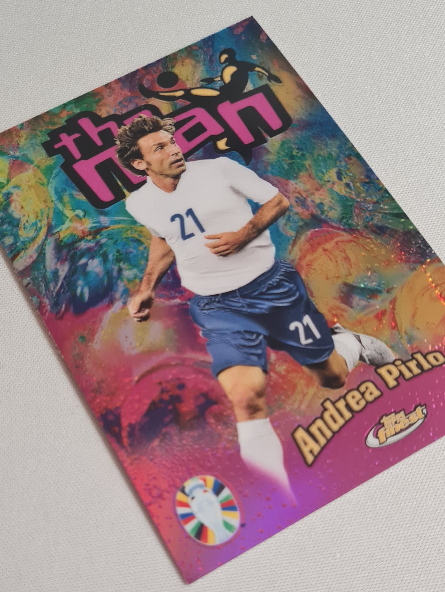 Andrea Pirlo - 2023 Topps Finest The Man Road to UEFA Euro 2024 #TM-AP SSP