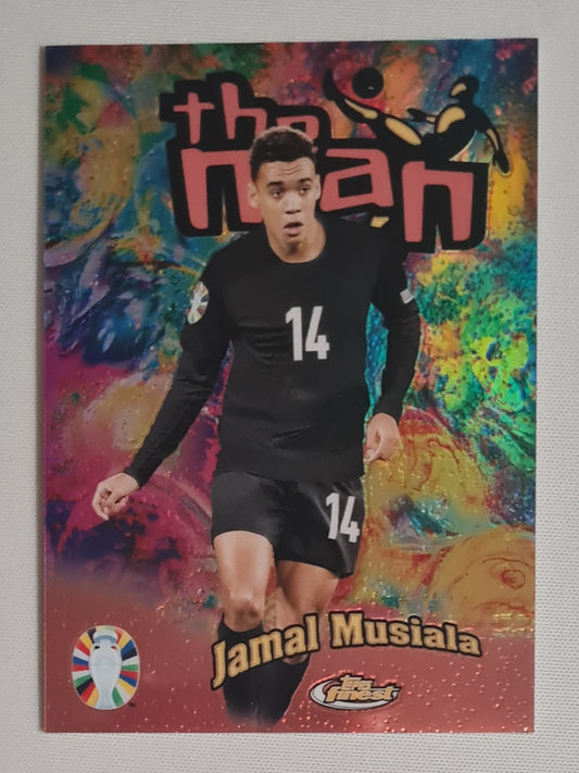 Jamal Musiala - 2023 Topps Finest The Man Road to UEFA Euro 2024 #TM-JM /75