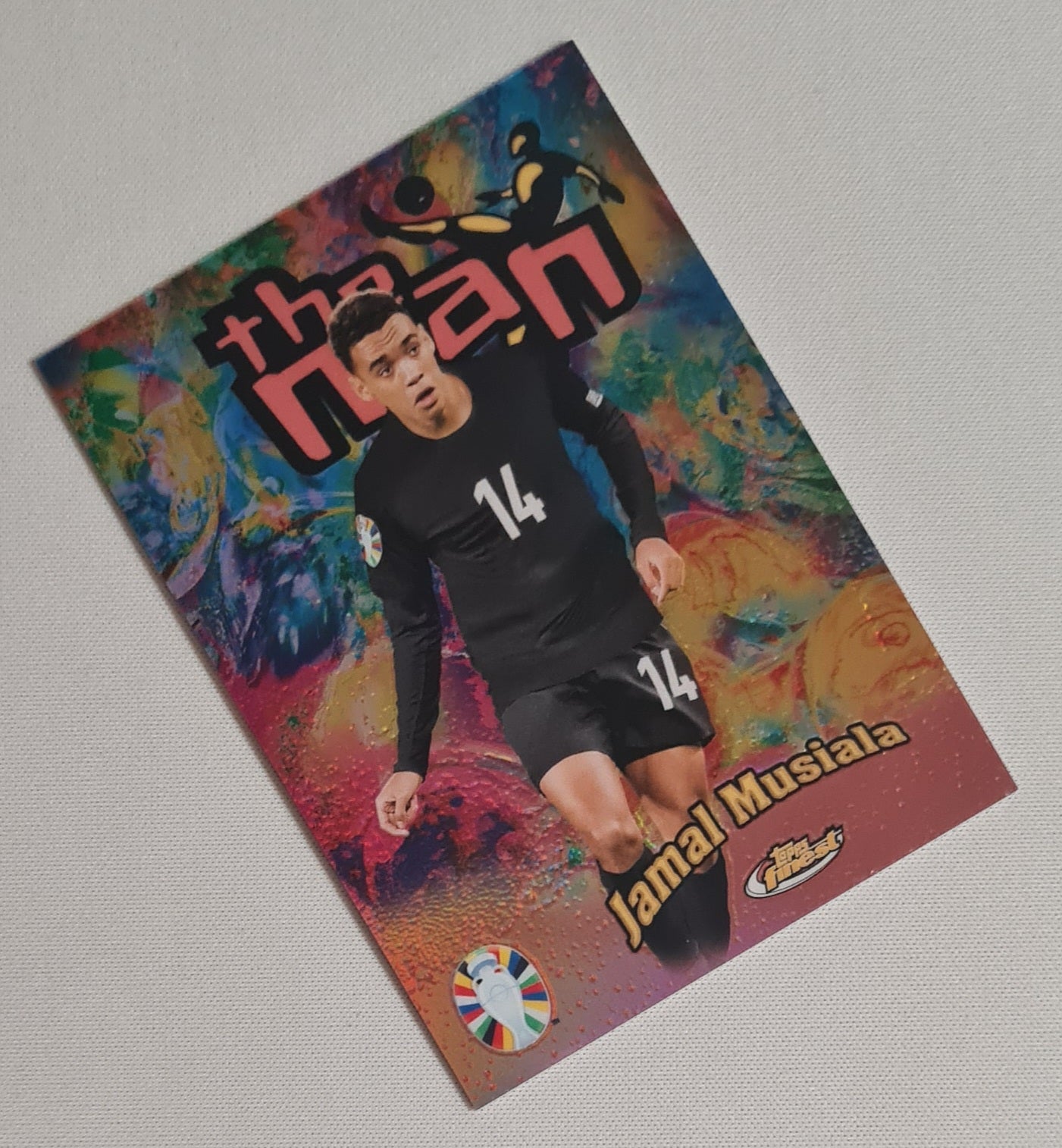 Jamal Musiala - 2023 Topps Finest The Man Road to UEFA Euro 2024 #TM-JM /75