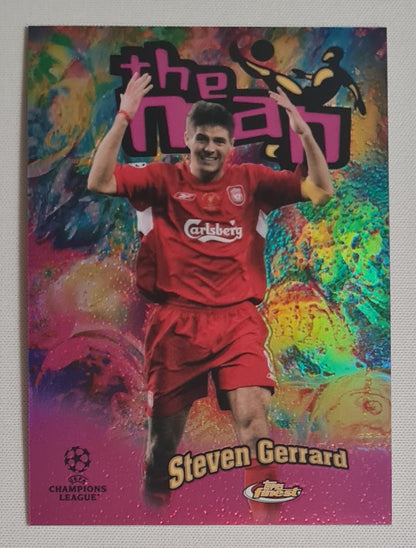 Steven Gerrard - 2023 Topps Finest The Man Liverpool FC #FTM-3