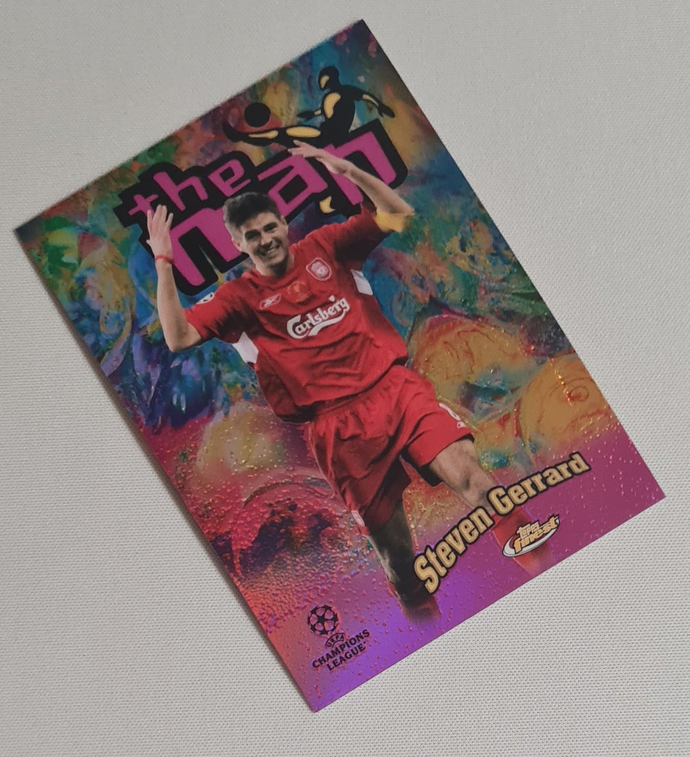 Steven Gerrard - 2023 Topps Finest The Man Liverpool FC #FTM-3