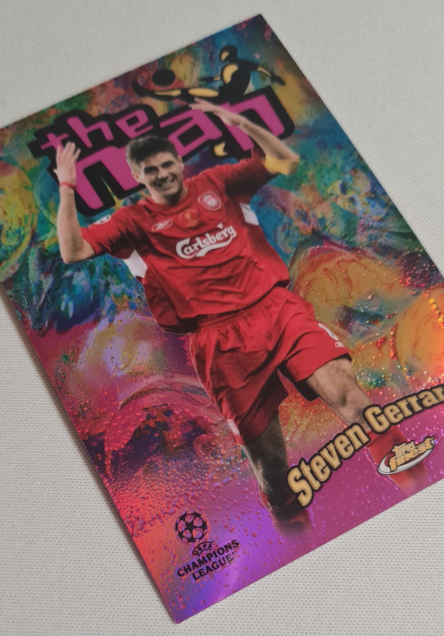 Steven Gerrard - 2023 Topps Finest The Man Liverpool FC #FTM-3