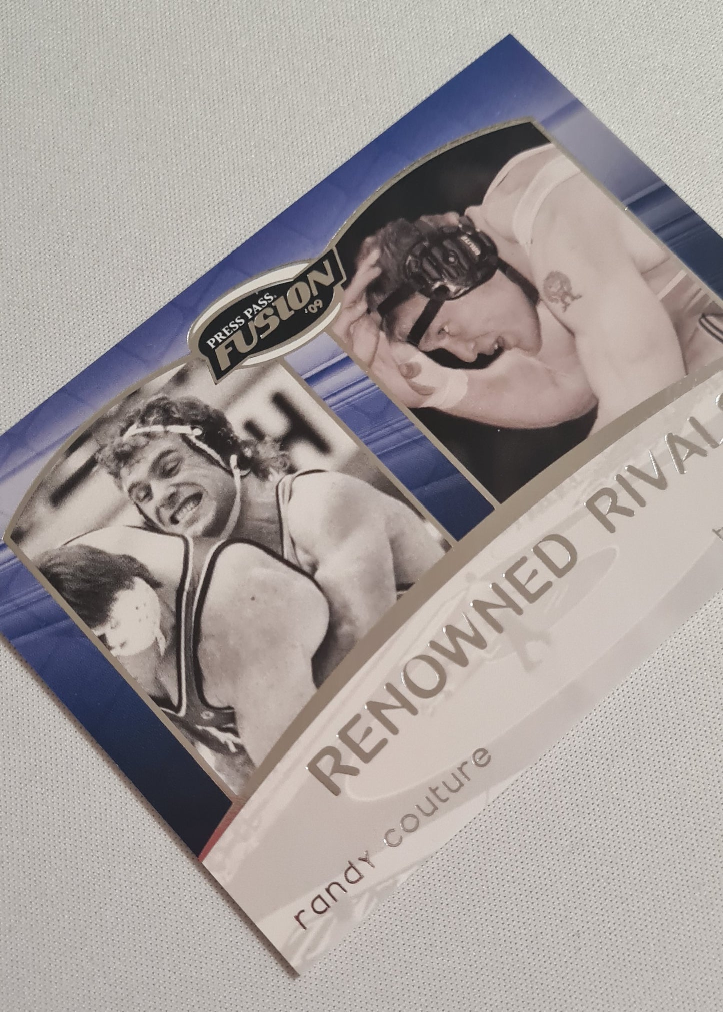 Randy Couture & Brock Lesner - 2009 Press Pass Fusion Renowned Rivals #RR-10
