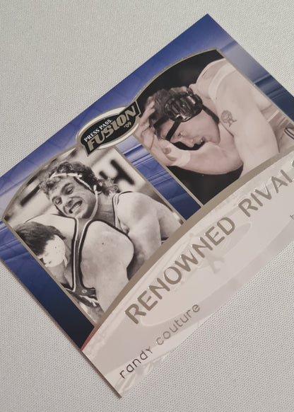 Randy Couture & Brock Lesner - 2009 Press Pass Fusion Renowned Rivals #RR-10
