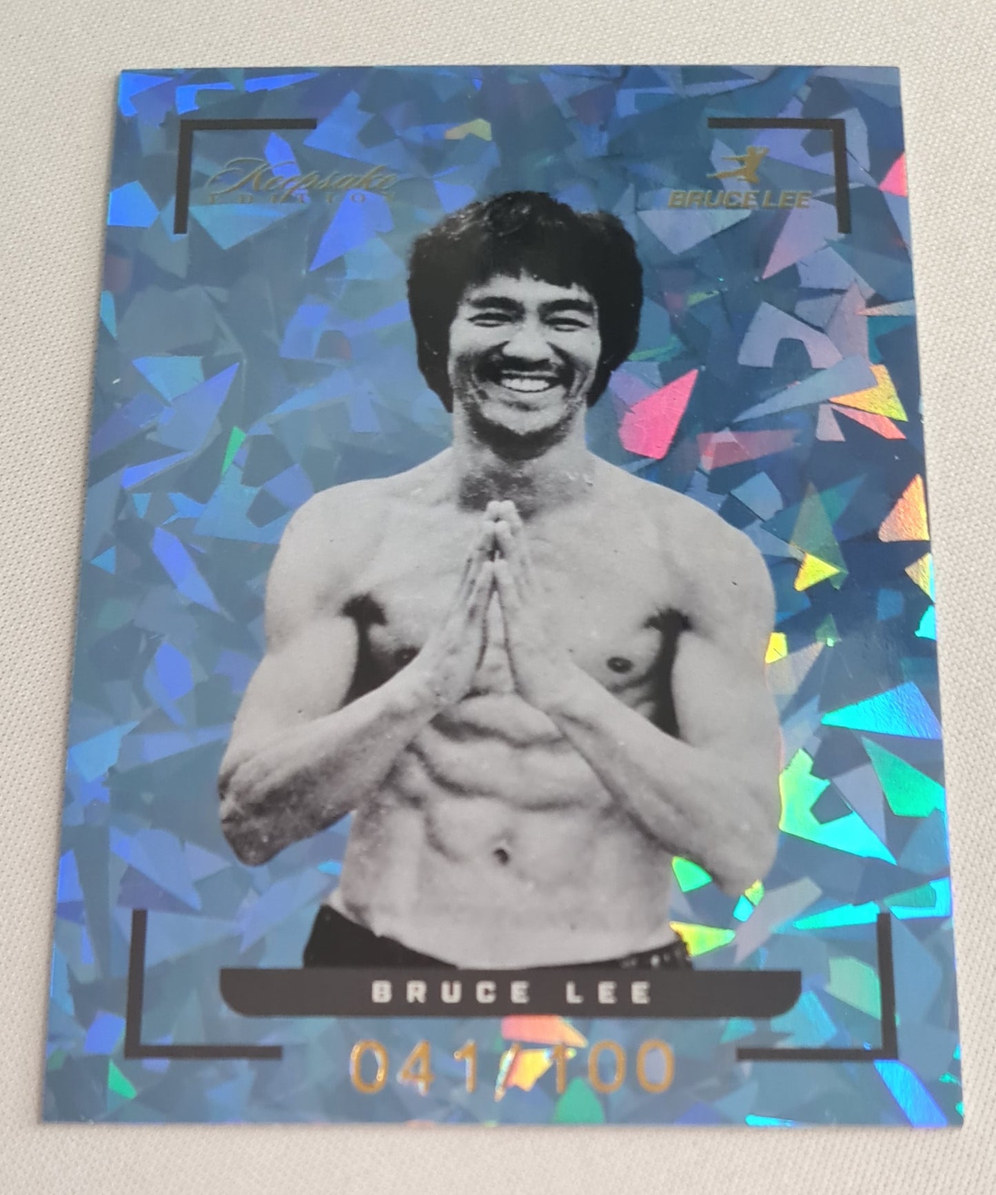 Bruce Lee - 2024 Keepsake Edition 50th Anniversary Bruce Lee Martial Artist #34 Blue/100