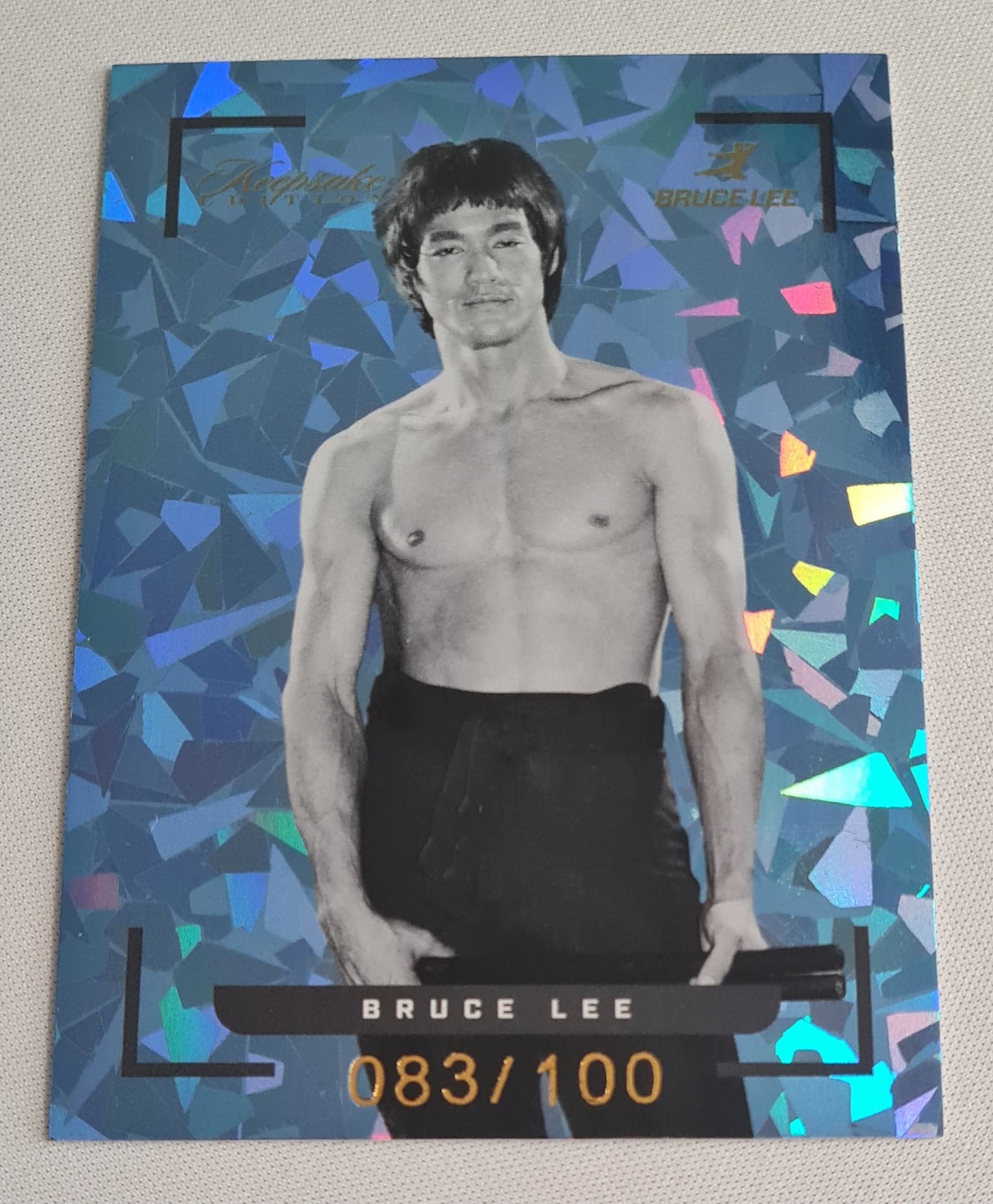 Bruce Lee - 2024 Keepsake Edition 50th Anniversary Bruce Lee Martial Artist #35 Blue /100