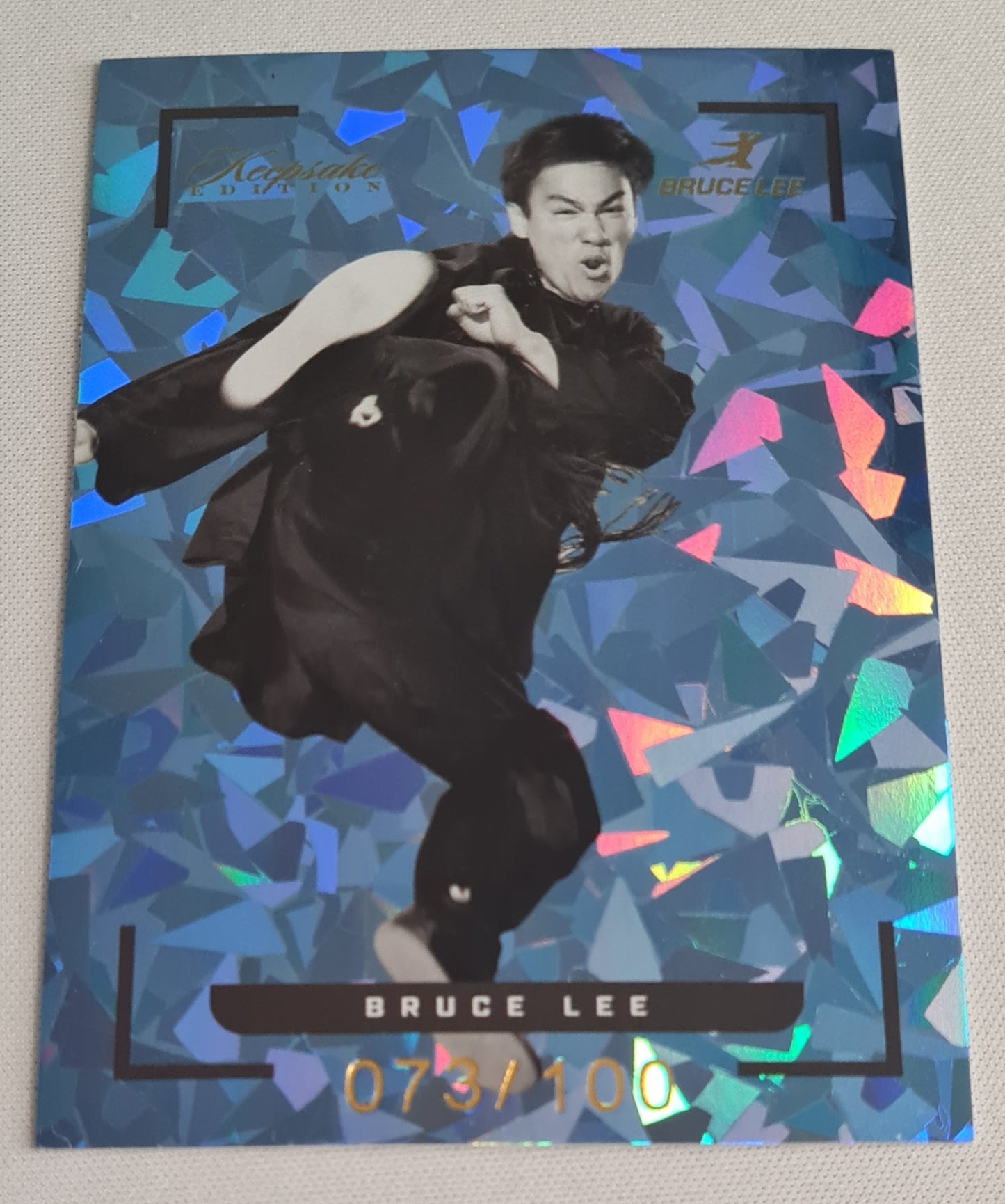 Bruce Lee - 2024 Keepsake Edition 50th Anniversary Bruce Lee Martial Artist #41 Blue /100
