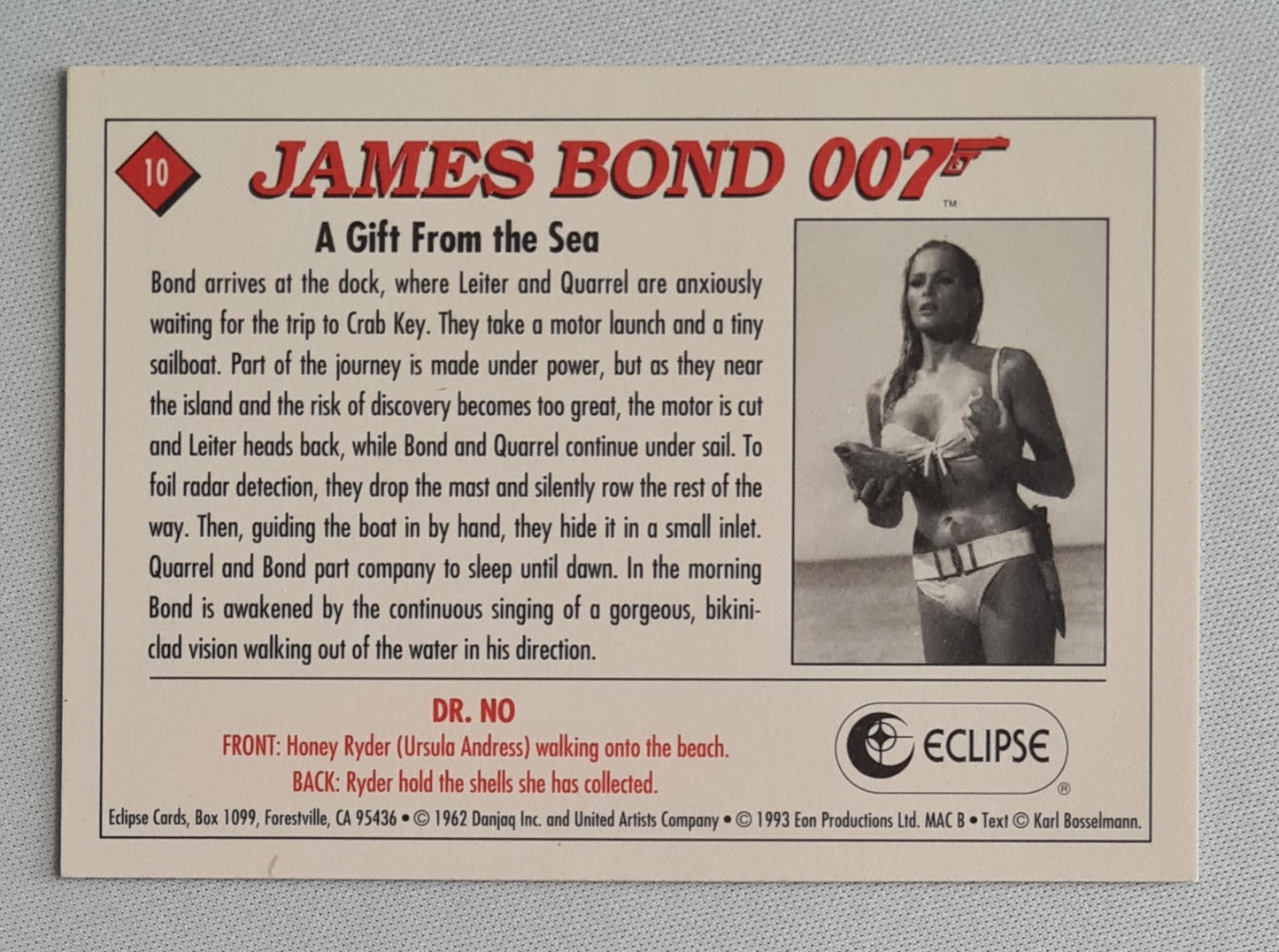 Ursula Andress - 1963 Danjaq/1993 Eon Eclipse 007 James Bond (featuring Honey Ryder) - A gift from the Sea - #10