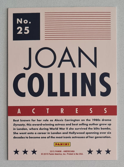 Joan Collins - 2015 Panini Americana Actress #25