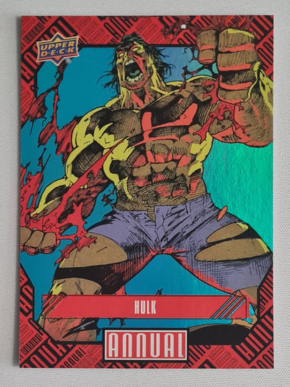 Hulk - 2023/24 Upper Deck - Marvel Annual #33 Blue Refractor