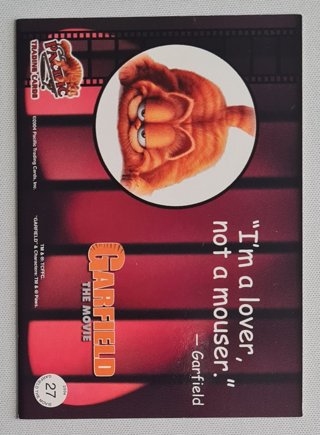 Garfield - 2004 Pacific Trading Cards Garfield & Pooky #27