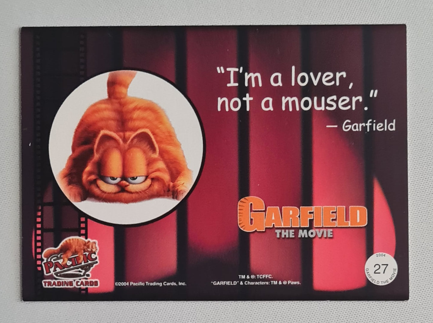 Garfield - 2004 Pacific Trading Cards Garfield & Pooky #27