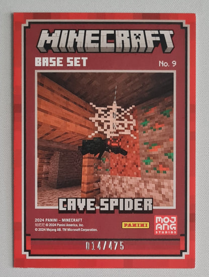 Cave Spider - 2024 Panini Minecraft Base Set #9 /475
