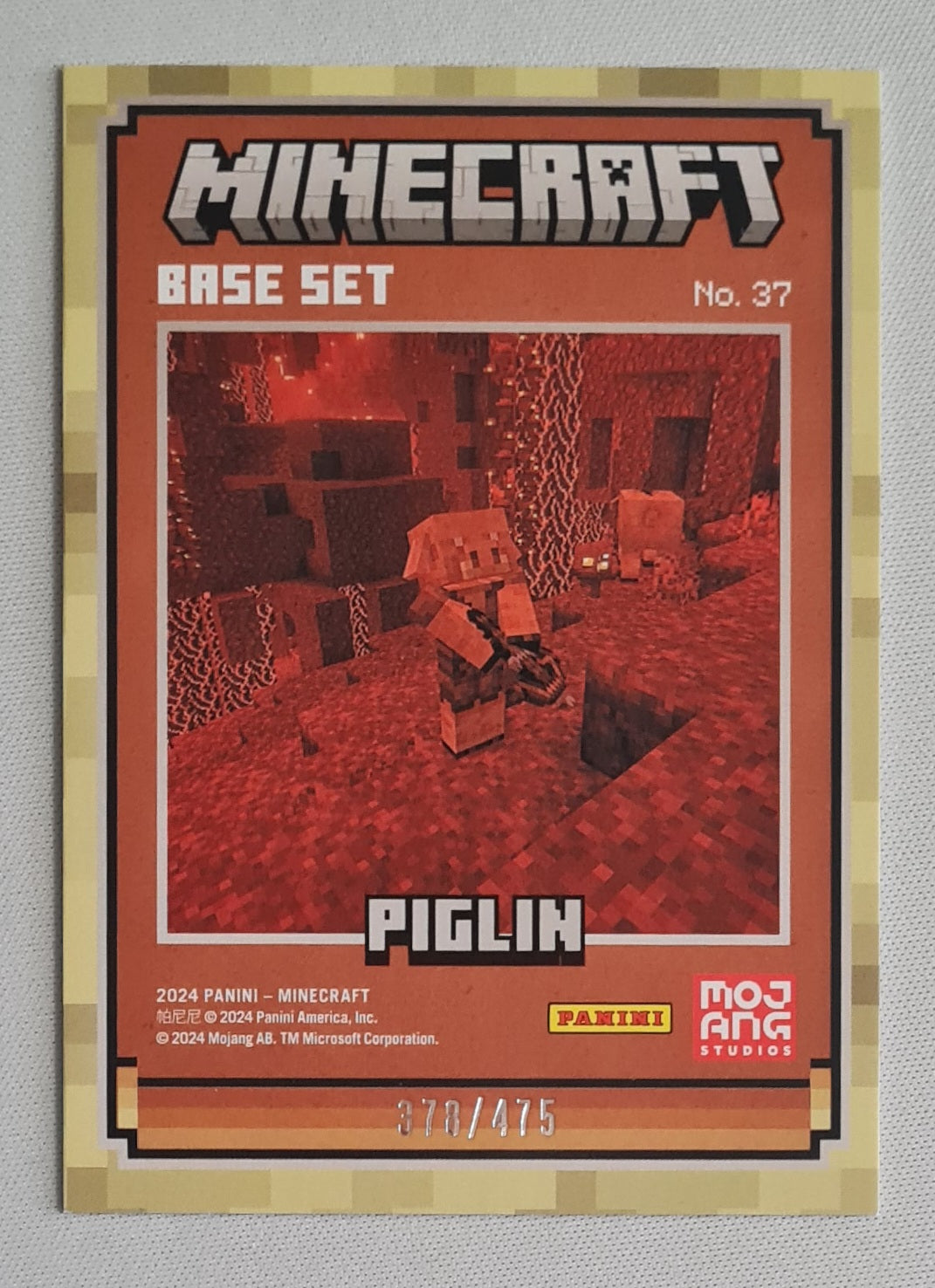 Piglin - 2024 Panini Minecraft Base Set #37 /475