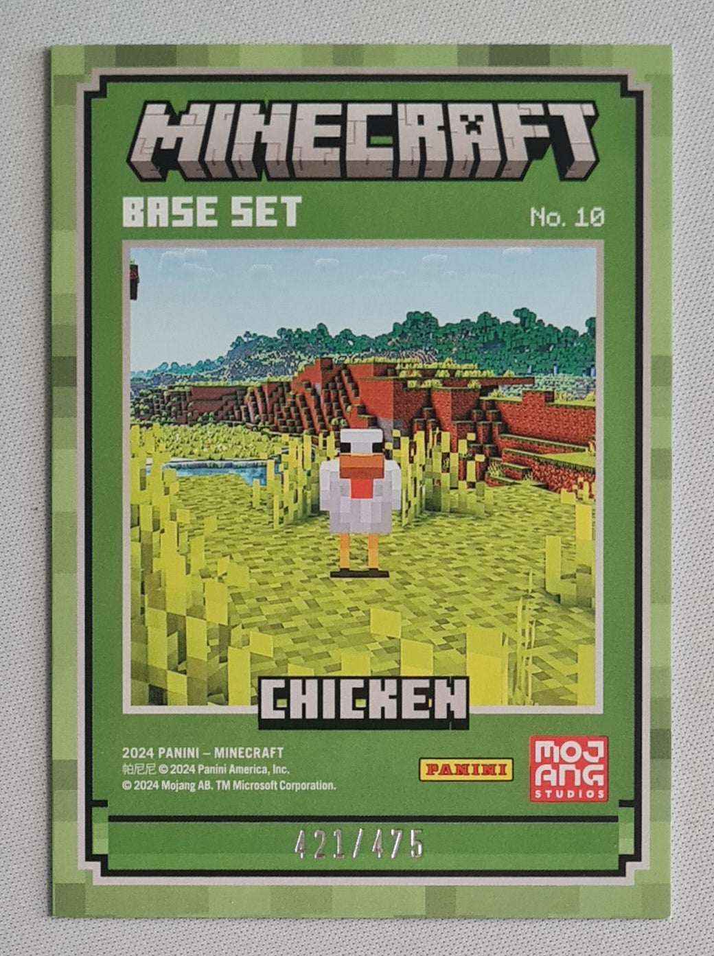 Chicken - 2024 Panini Minecraft Base Set #10 /475