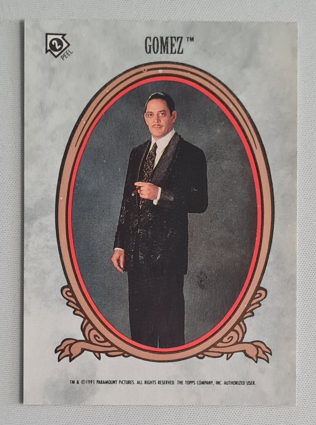 Addams Family - 1991 Topps Paramount Pictures #2 Featuring: Gomez