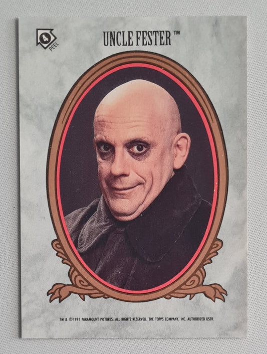 Addams Family - 1991 Topps Paramount Pictures #4 Featuring: Uncle Fester