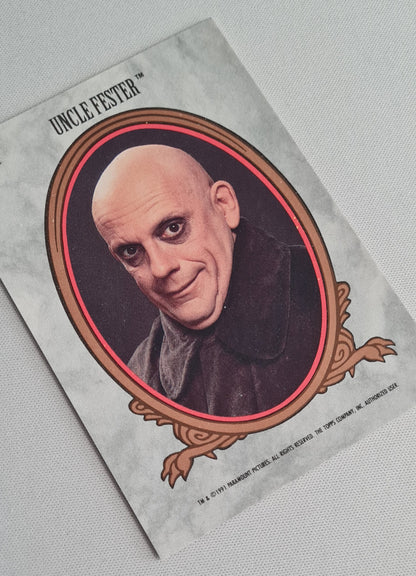 Addams Family - 1991 Topps Paramount Pictures #4 Featuring: Uncle Fester