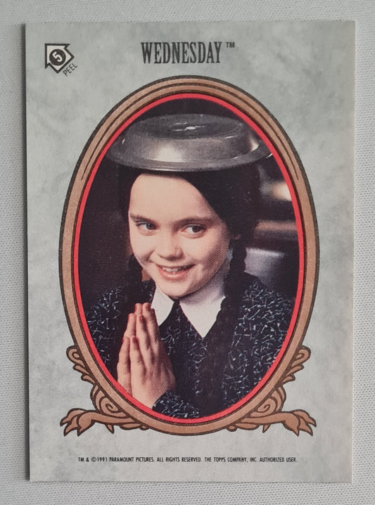 Addams Family - 1991 Topps Paramount Pictures #5 Featuring: Wednesday
