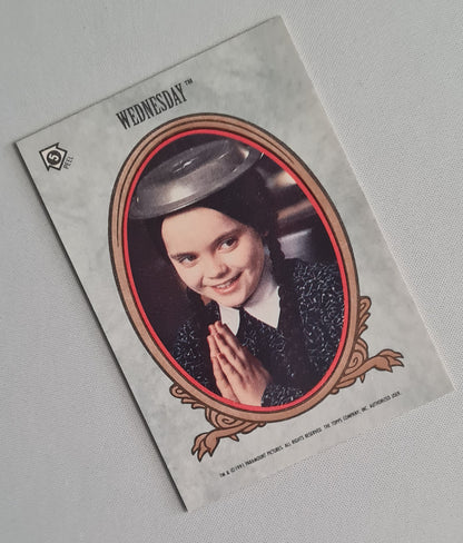 Addams Family - 1991 Topps Paramount Pictures #5 Featuring: Wednesday
