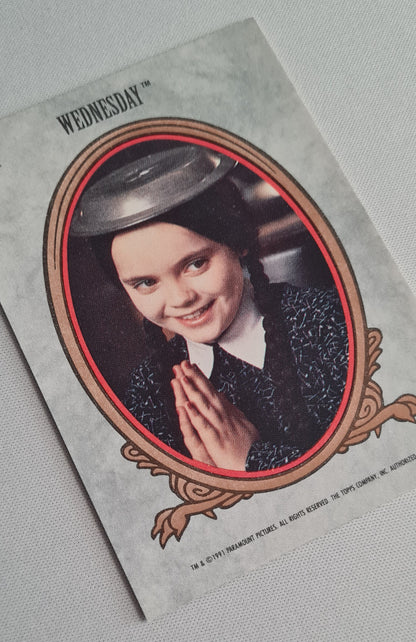 Addams Family - 1991 Topps Paramount Pictures #5 Featuring: Wednesday