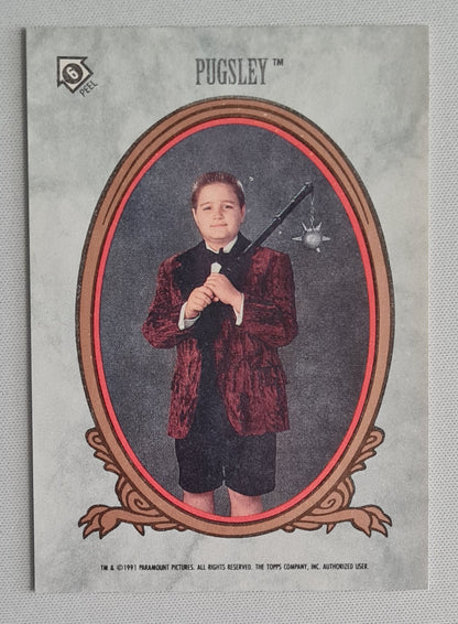 Addams Family - 1991 Topps Paramount Pictures #6 Featuring: Pugsley