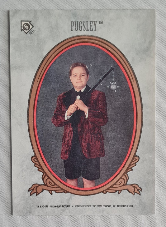 Addams Family - 1991 Topps Paramount Pictures #6 Featuring: Pugsley