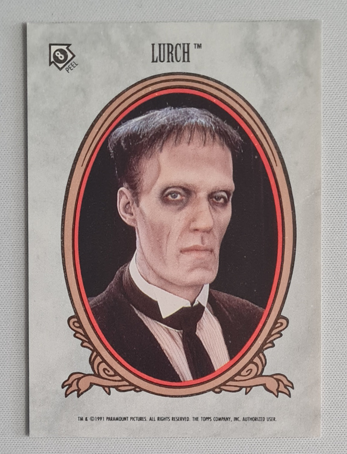 Addams Family - 1991 Topps Paramount Pictures #8 Featuring: Lurch