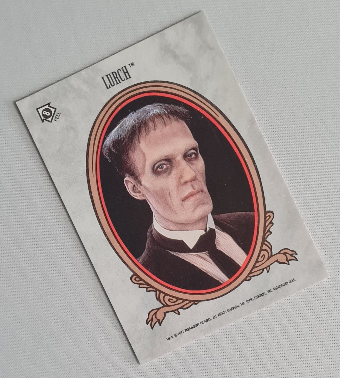 Addams Family - 1991 Topps Paramount Pictures #8 Featuring: Lurch