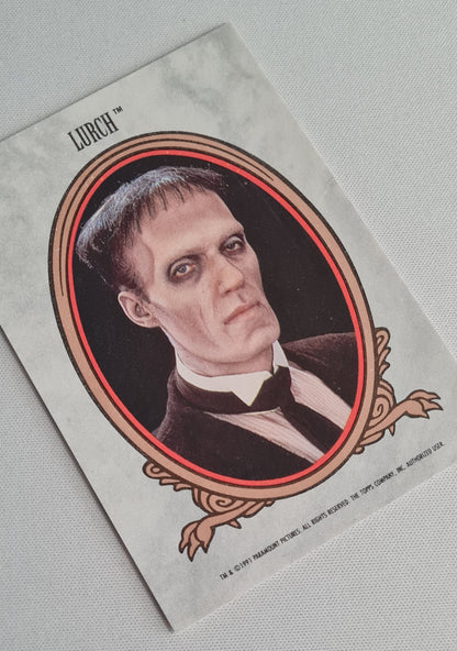 Addams Family - 1991 Topps Paramount Pictures #8 Featuring: Lurch