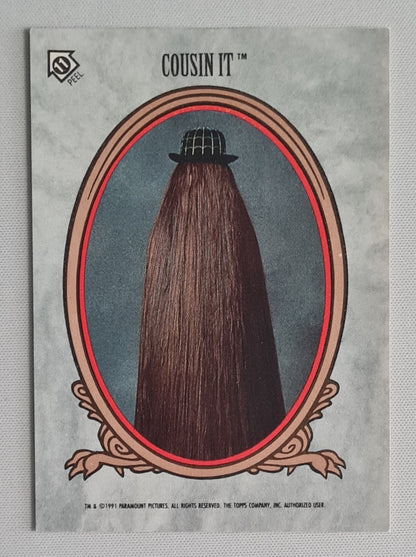 Addams Family - 1991 Topps Paramount Pictures #11 Featuring: Cousin IT