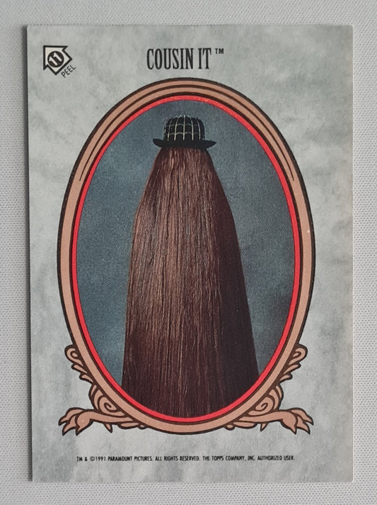 Addams Family - 1991 Topps Paramount Pictures #11 Featuring: Cousin IT