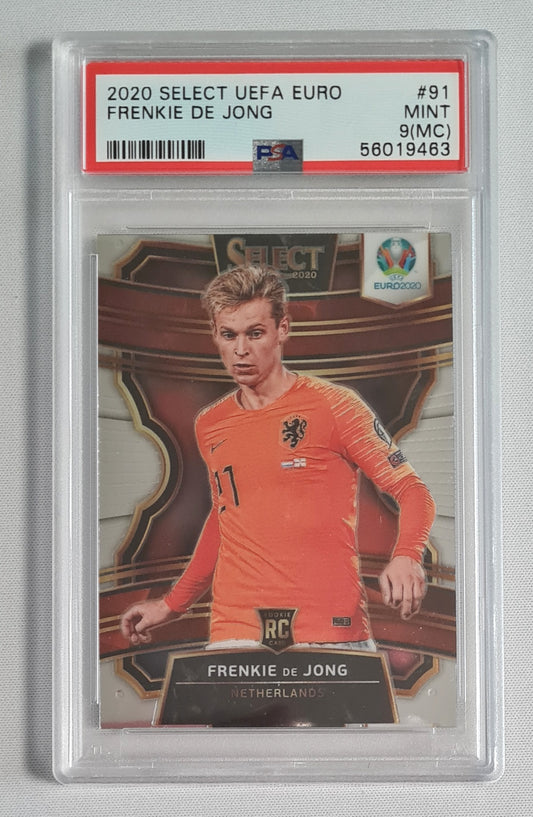 Frenkie de Jong - 2020 Select UEFA EURO 2000 #91 PSA 9 MINT