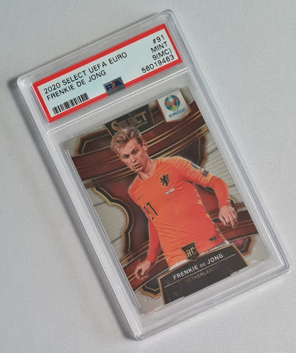 Frenkie de Jong - 2020 Select UEFA EURO 2000 #91 PSA 9 MINT