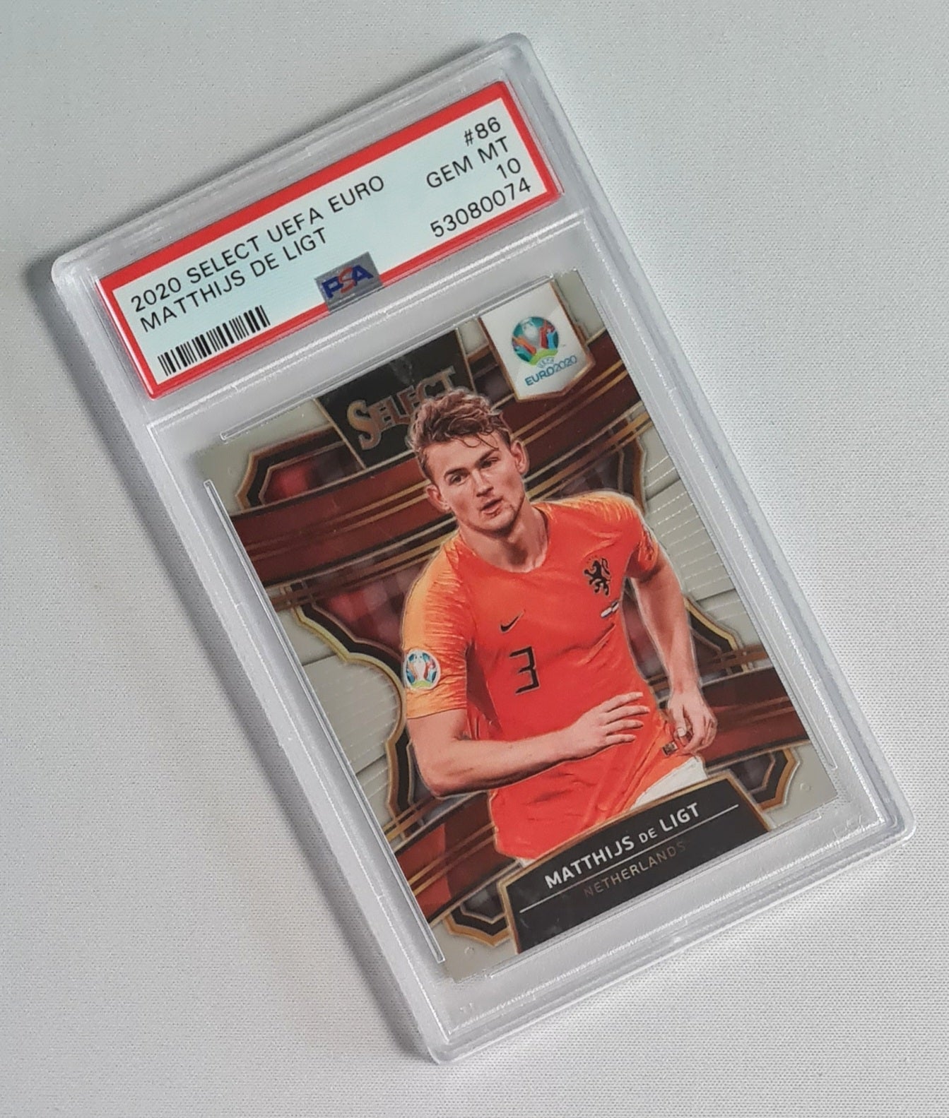 Matthijs de Ligt - 2020 Select UEFA EURO 2000 #86 PSA 10 GEM MINT