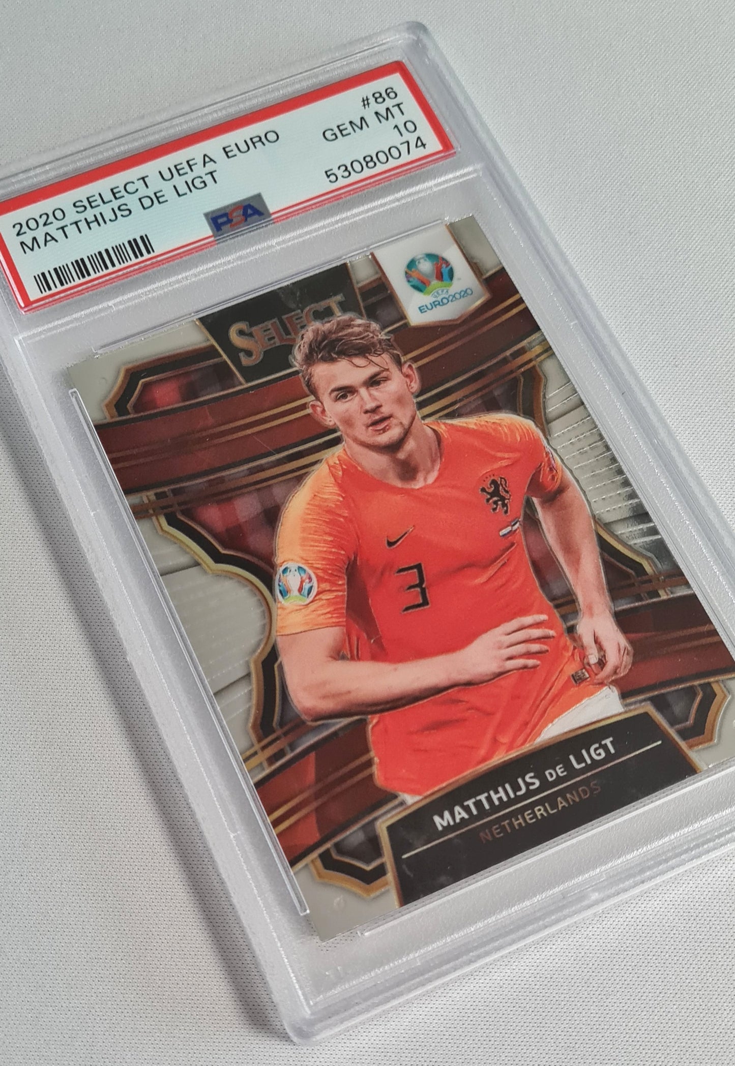 Matthijs de Ligt - 2020 Select UEFA EURO 2000 #86 PSA 10 GEM MINT