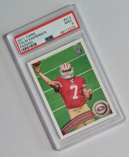 Colin Kaepernick - 2011 Topps PassingNFL Football 49ers (RC) #413 PSA 9 MINT