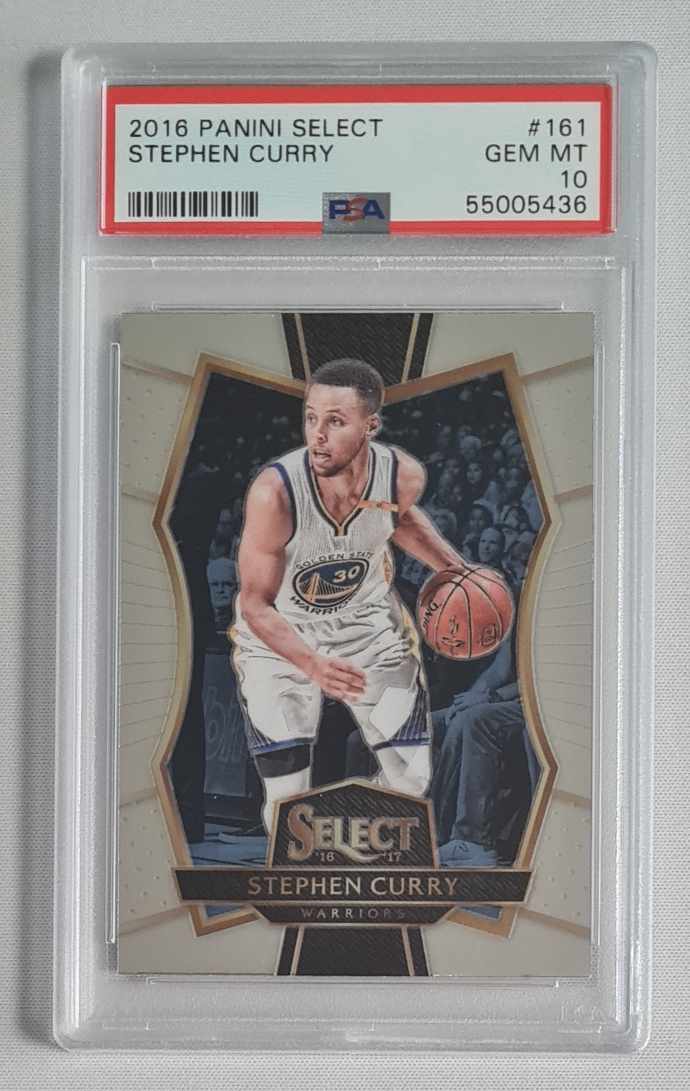 Stephen Curry - 2016 Panini Select #161 PSA 10 GEM MINT